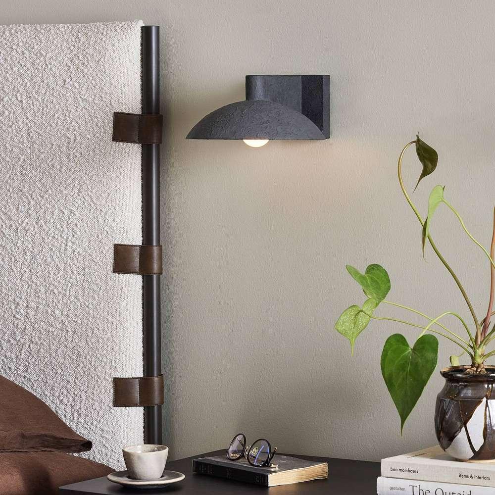 Four Hands - Hutton - Santorini Sconce - Matte Black Plaster - 233289-004 veiw 5
