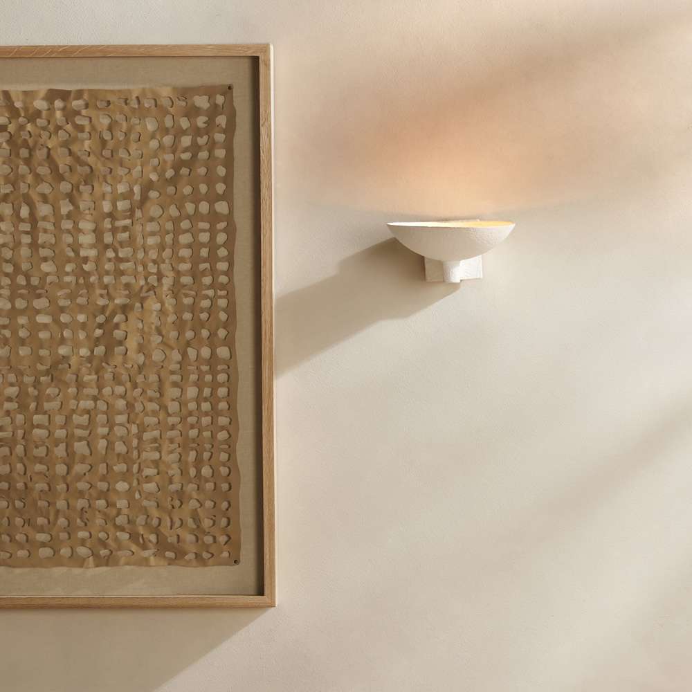 Four Hands - Hutton - Santorini Sconce - Matte White Plaster - 233289-001 veiw 9