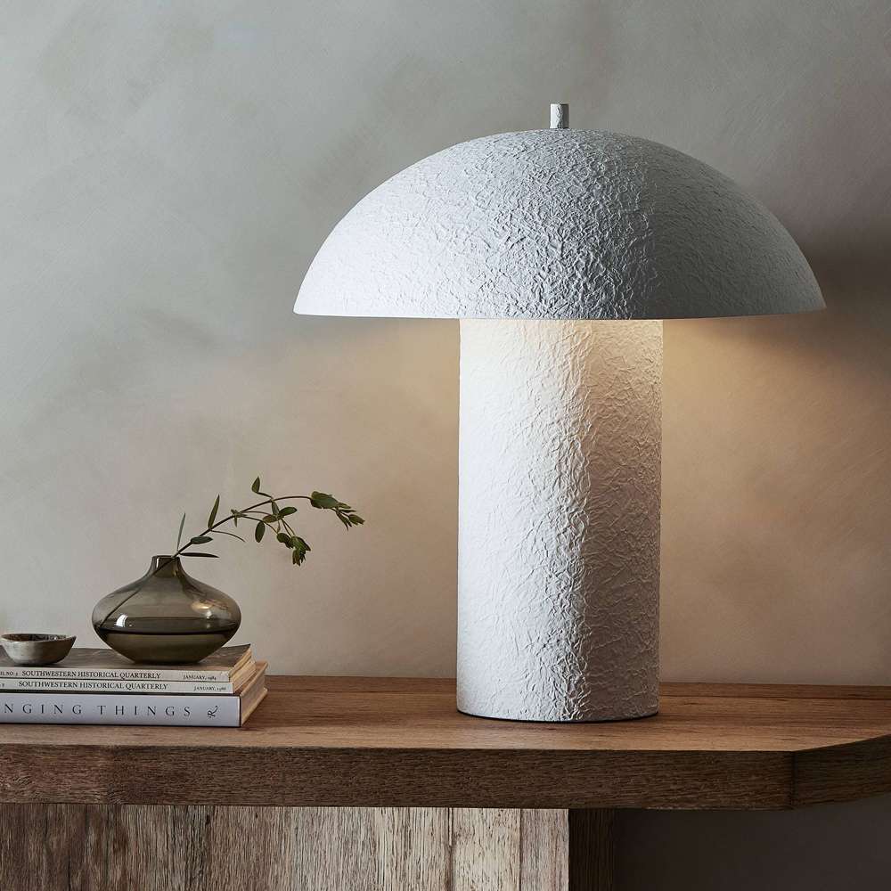 Four Hands - Hutton - Santorini Table Lamp - Matte White Plaster - 232792-001 veiw 8