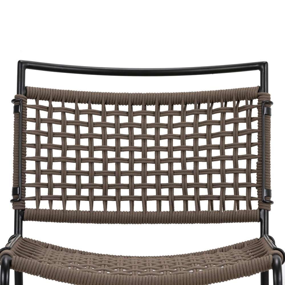 Four Hands - Irondale - Wharton Outdoor Dining Chair - Earth Rope - 235607-001 veiw 3