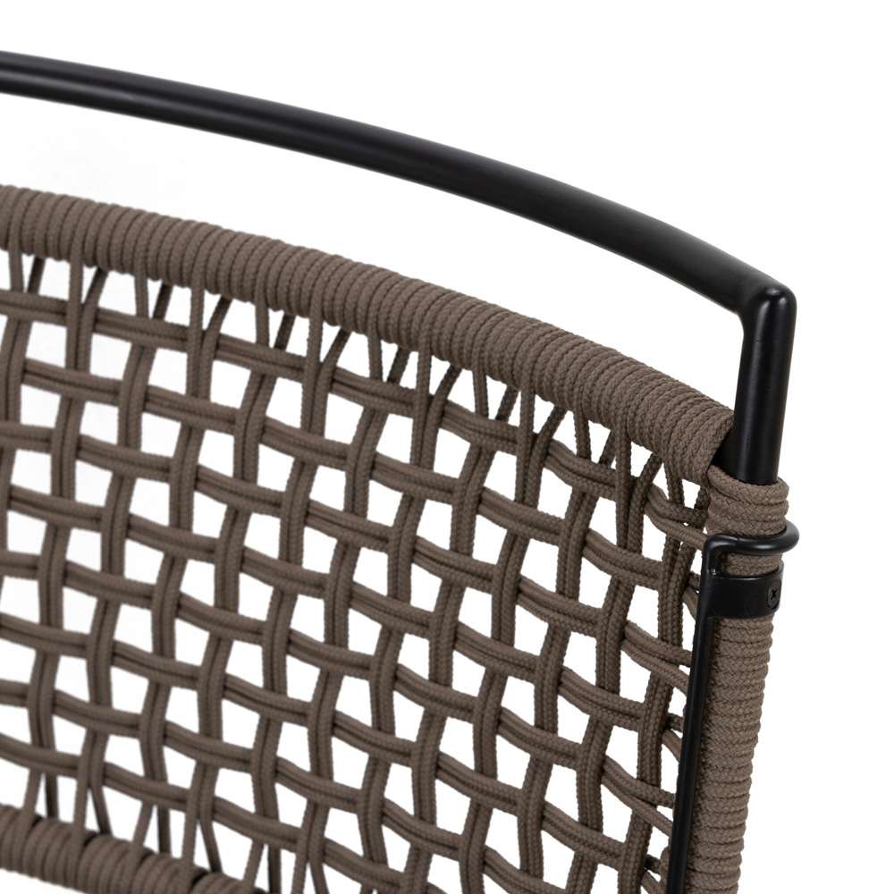 Four Hands - Irondale - Wharton Outdoor Dining Chair - Earth Rope - 235607-001 veiw 4