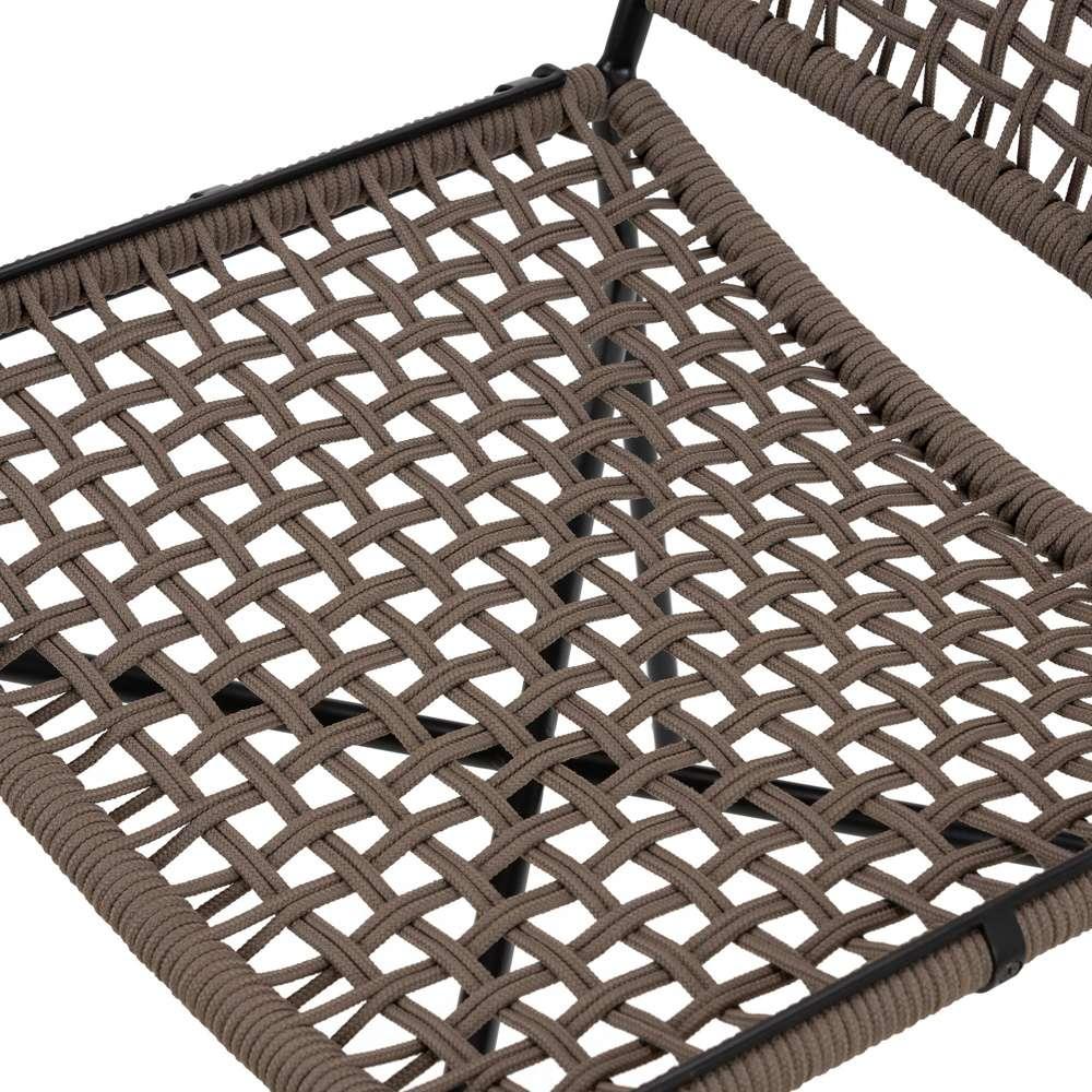 Four Hands - Irondale - Wharton Outdoor Dining Chair - Earth Rope - 235607-001 veiw 5