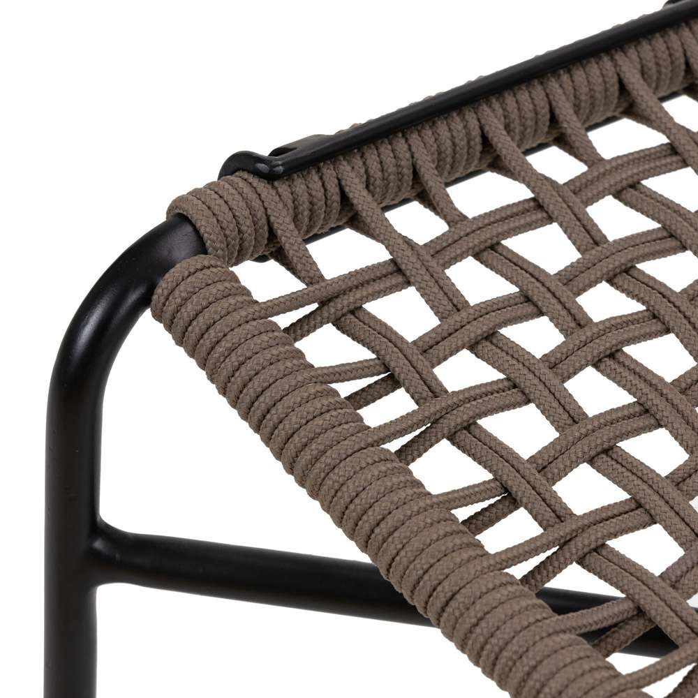 Four Hands - Irondale - Wharton Outdoor Dining Chair - Earth Rope - 235607-001 veiw 6