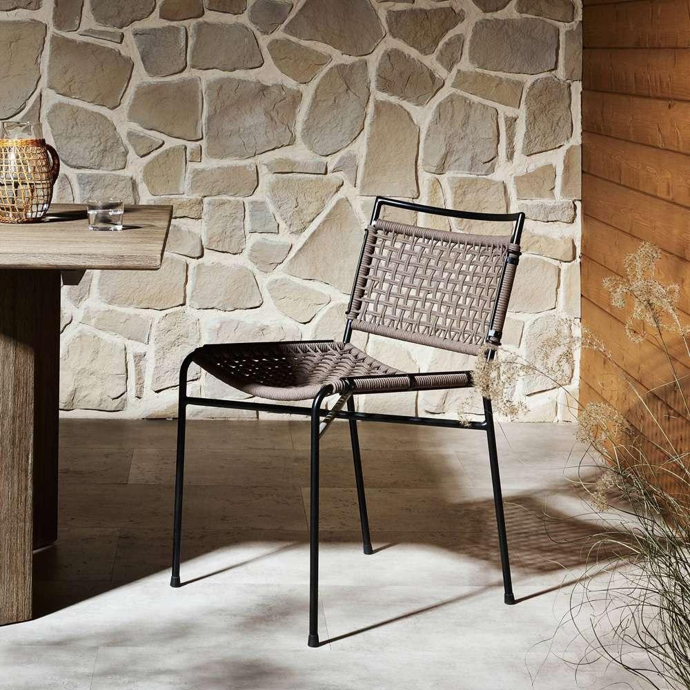 Four Hands - Irondale - Wharton Outdoor Dining Chair - Earth Rope - 235607-001 veiw 9