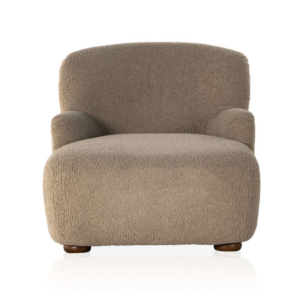 Four Hands - Kadon Chaise Lounge - Sheepskin Camel - 234693-001 veiw 2