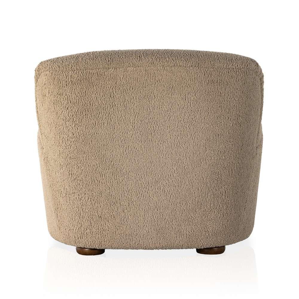 Four Hands - Kadon Chaise Lounge - Sheepskin Camel - 234693-001 veiw 3