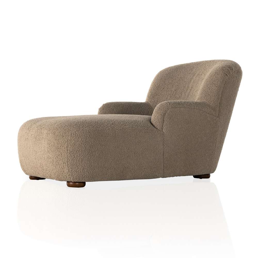 Four Hands - Kadon Chaise Lounge - Sheepskin Camel - 234693-001 veiw 7
