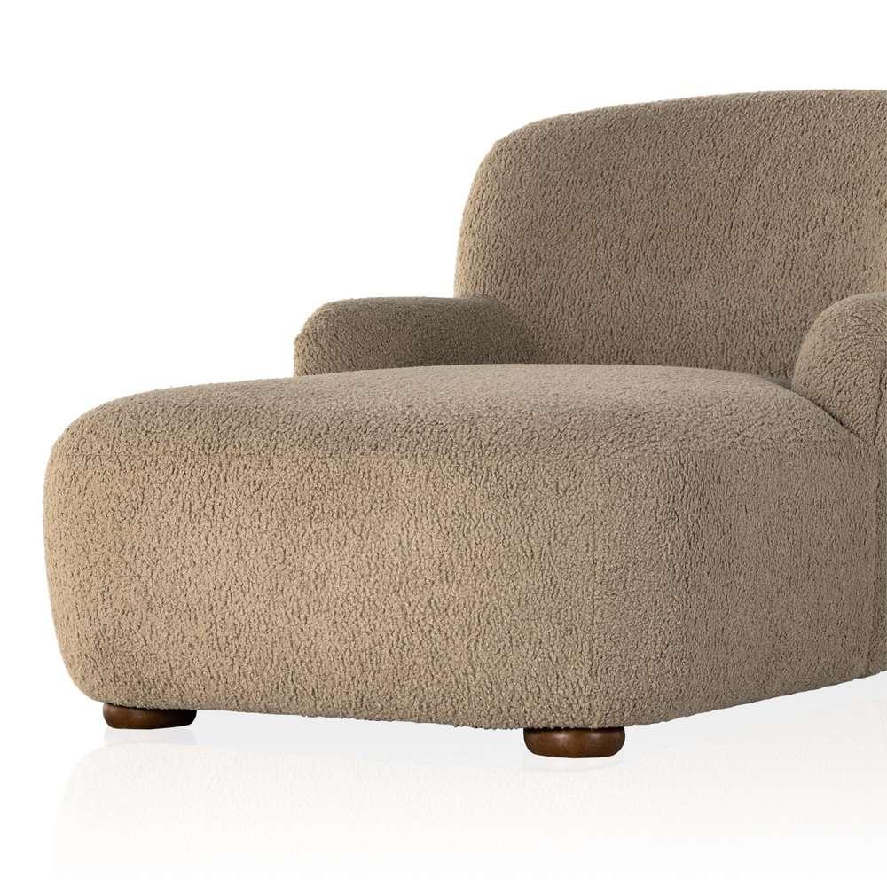 Four Hands - Kadon Chaise Lounge - Sheepskin Camel - 234693-001 veiw 12