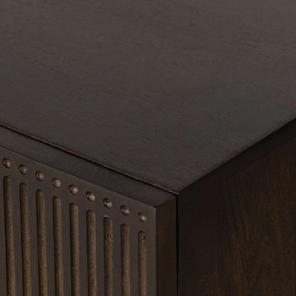 Four Hands - Kelby Closed Media Console - Gunmetal - 234758-003 veiw 10