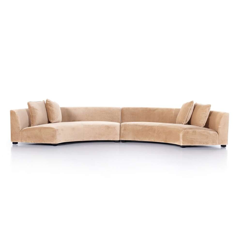 Four Hands - Liam Sectional - Surrey Camel - 105763-007 veiw 1