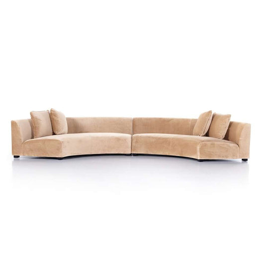 Four Hands - Liam Sectional - Surrey Camel - 105763-007 veiw 1