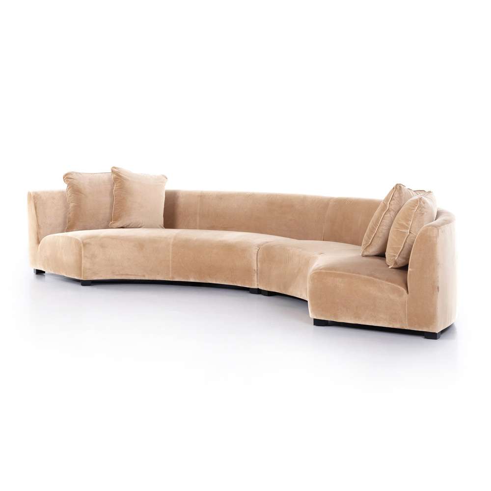 Four Hands - Liam Sectional - Surrey Camel - 105763-007 veiw 2