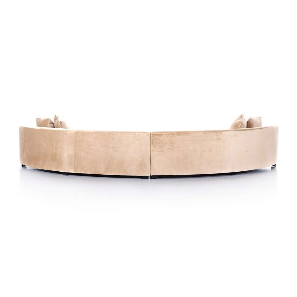 Four Hands - Liam Sectional - Surrey Camel - 105763-007 veiw 3