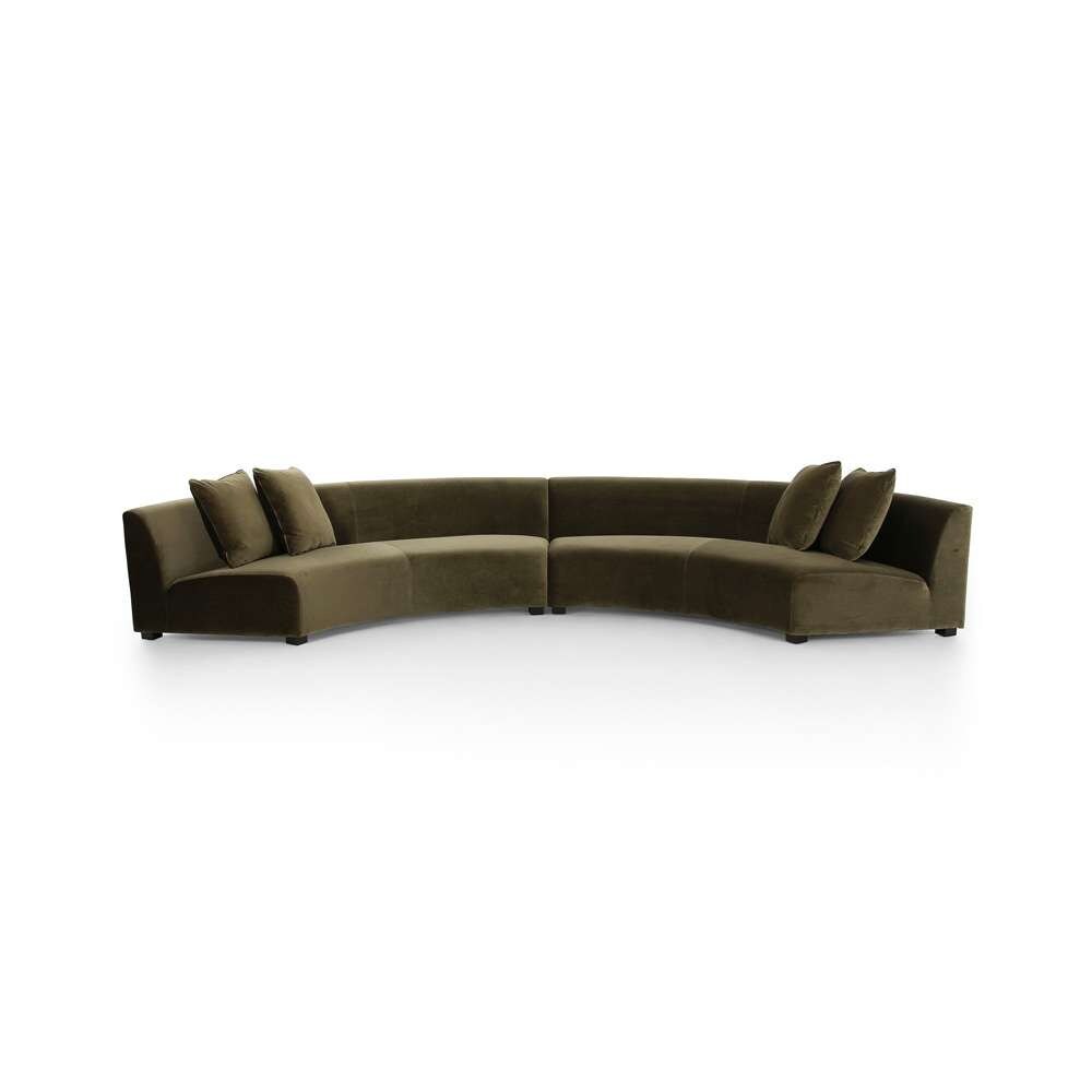 Four Hands - Liam Sectional - Surrey Olive - 105763-008 veiw 1
