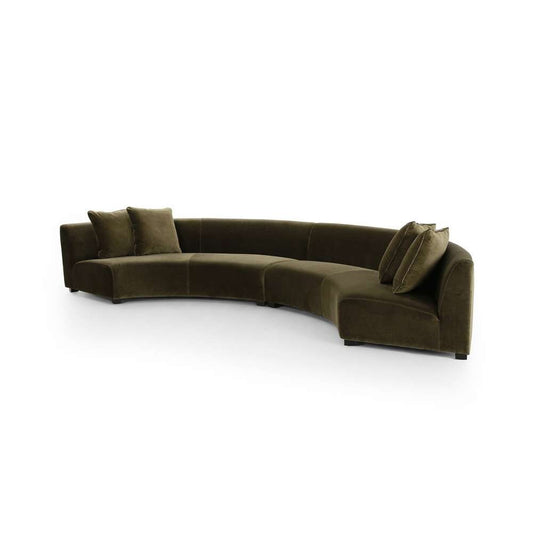 Four Hands - Liam Sectional - Surrey Olive - 105763-008 veiw 2