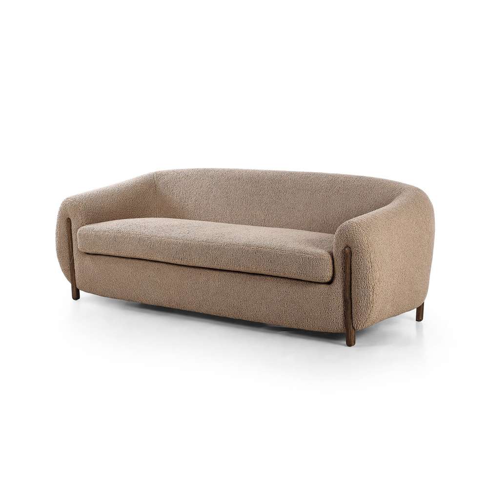 Four Hands - Lyla Sofa - Sheepskin Camel - 226555-012 veiw 1