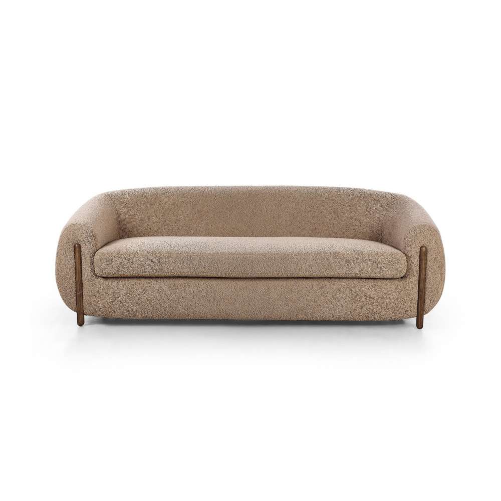 Four Hands - Lyla Sofa - Sheepskin Camel - 226555-012 veiw 3