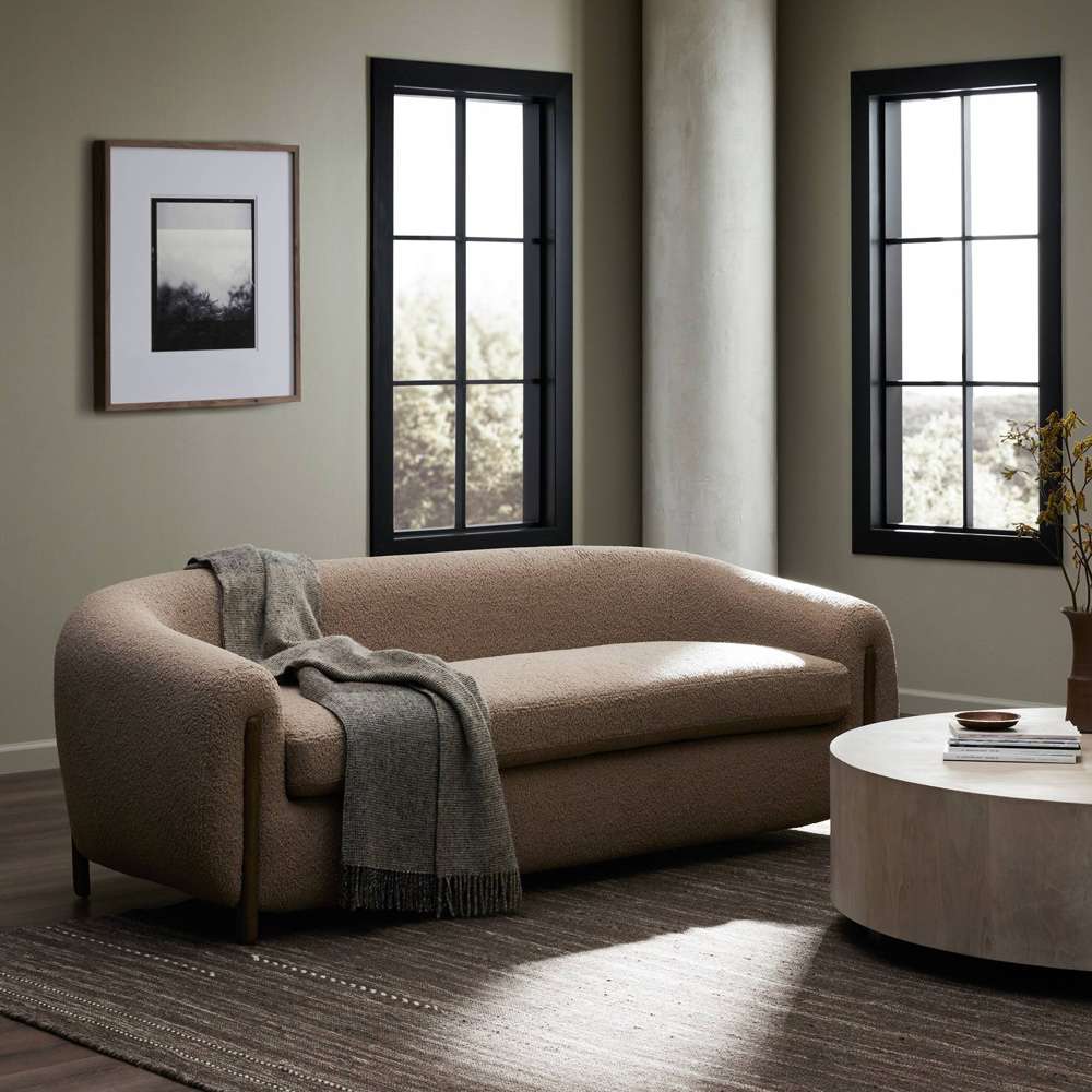Four Hands - Lyla Sofa - Sheepskin Camel - 226555-012 veiw 5