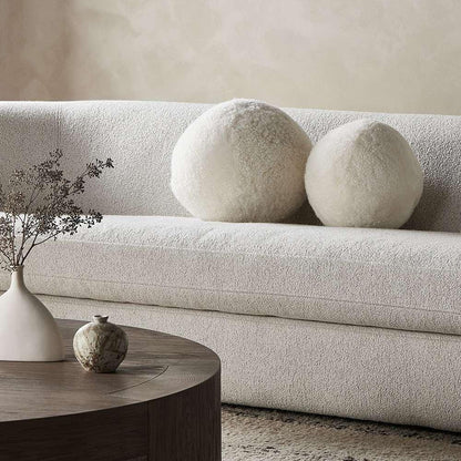 Four Hands - Mateo - Balle Shearling Pillow - White - Set 2 - 12.5in - 239837-002 veiw 6