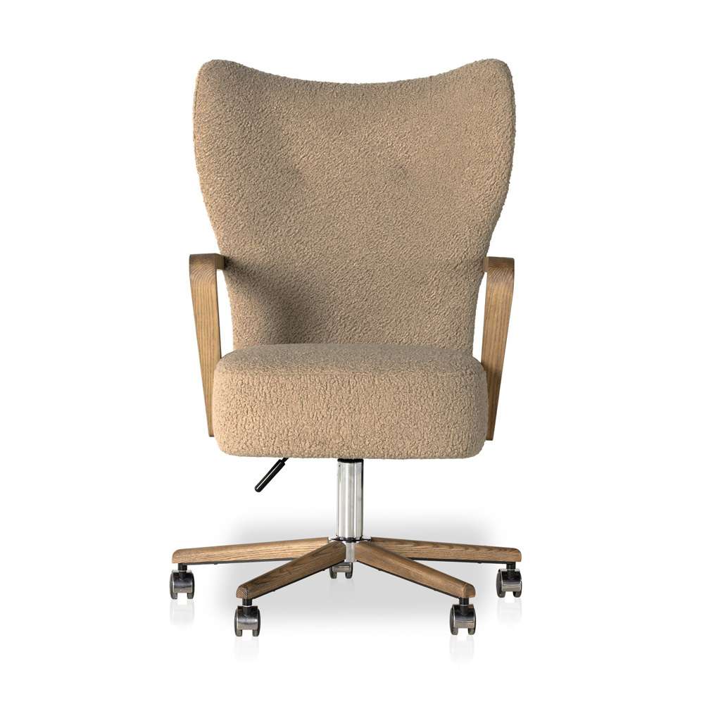 Four Hands - Melrose Desk Chair - Sheepskin Camel - 234109-001 veiw 2