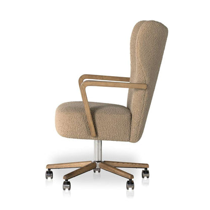 Four Hands - Melrose Desk Chair - Sheepskin Camel - 234109-001 veiw 6