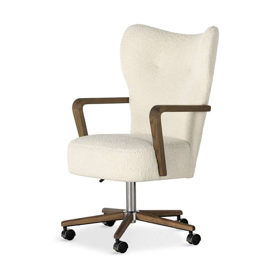 Four Hands - Melrose Desk Chair - Sheepskin Natural - 234109-002 veiw 1