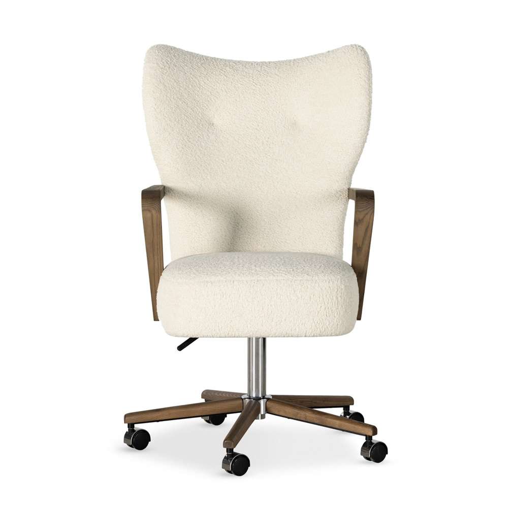 Four Hands - Melrose Desk Chair - Sheepskin Natural - 234109-002 veiw 2