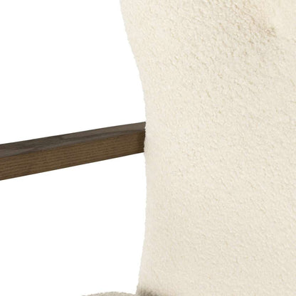 Four Hands - Melrose Desk Chair - Sheepskin Natural - 234109-002 veiw 9