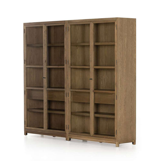 Four Hands - Millie Double Cabinet - Drifted Oak Solid - 232216-002 veiw 1