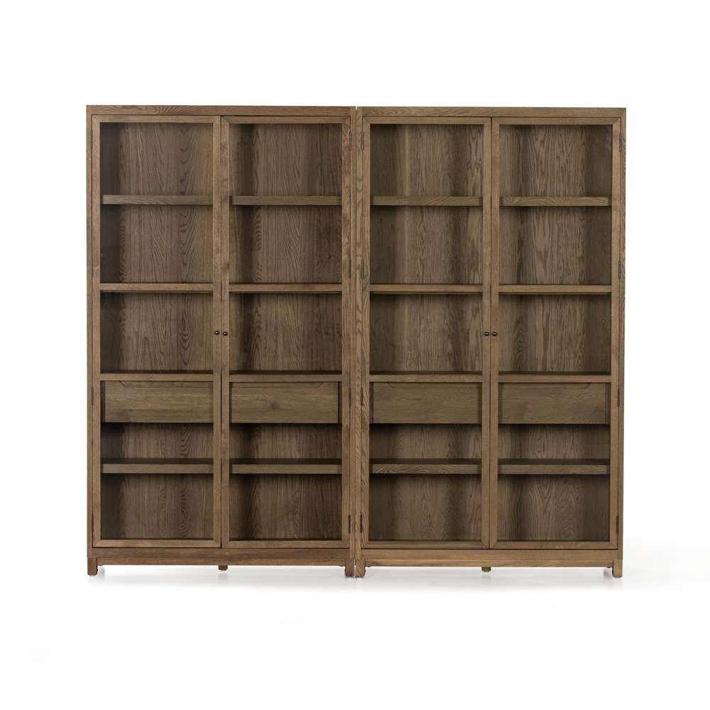 Four Hands - Millie Double Cabinet - Drifted Oak Solid - 232216-002 veiw 2