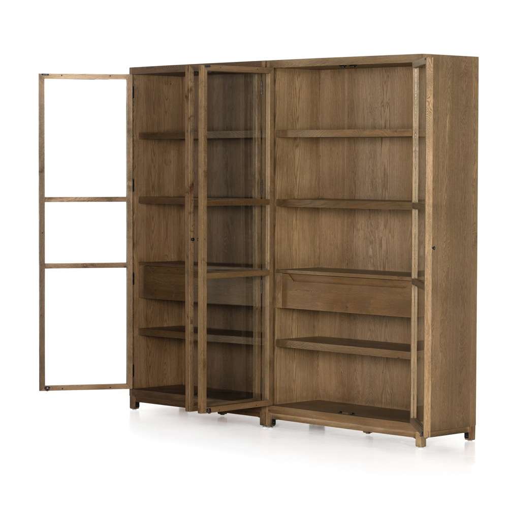 Four Hands - Millie Double Cabinet - Drifted Oak Solid - 232216-002 veiw 5