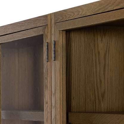 Four Hands - Millie Double Cabinet - Drifted Oak Solid - 232216-002 veiw 13