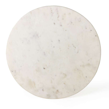 Four Hands - Neda End Table - Polished White Marble - 228902-003 veiw 5