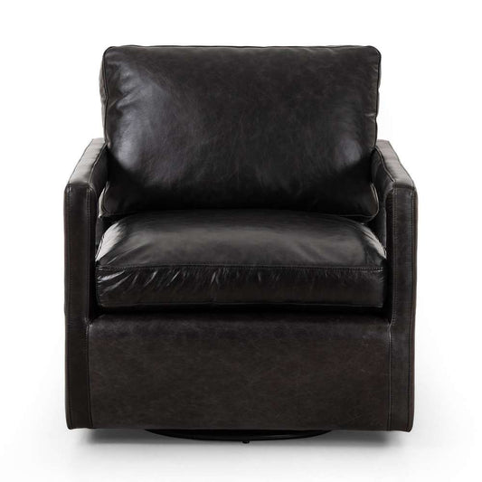 Four Hands - Olson Swivel Chair - Sonoma Black - 236092-003 veiw 2