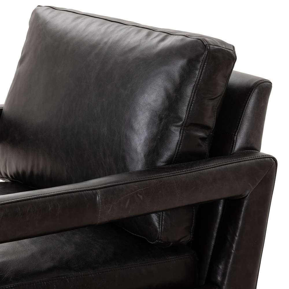 Four Hands - Olson Swivel Chair - Sonoma Black - 236092-003 veiw 5
