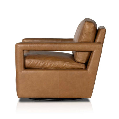 Four Hands - Olson Swivel Chair - Sonoma Butterscotch - 236092-004 veiw 6