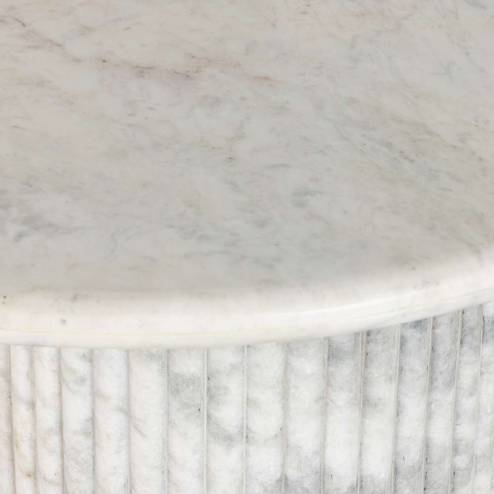 Four Hands - Oranda Coffee Table - Polished White Marble w/ Sealant - 233876-001 veiw 9