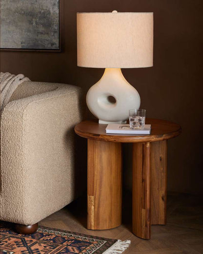 Four Hands - Paden End Table - Sandy Acacia - 227802-002 veiw 3