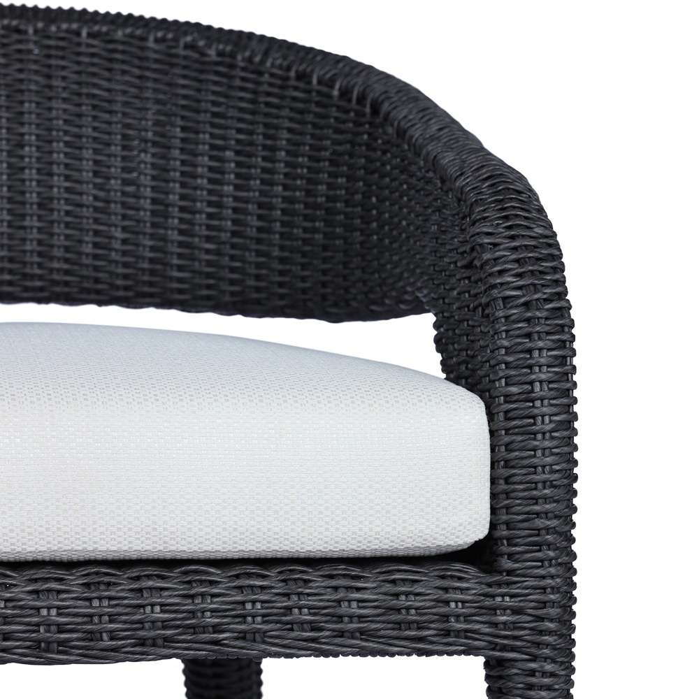 Four Hands - Providence - Hawkins Outdoor Dining Chair - Vintage Coal - 237998-006 veiw 7