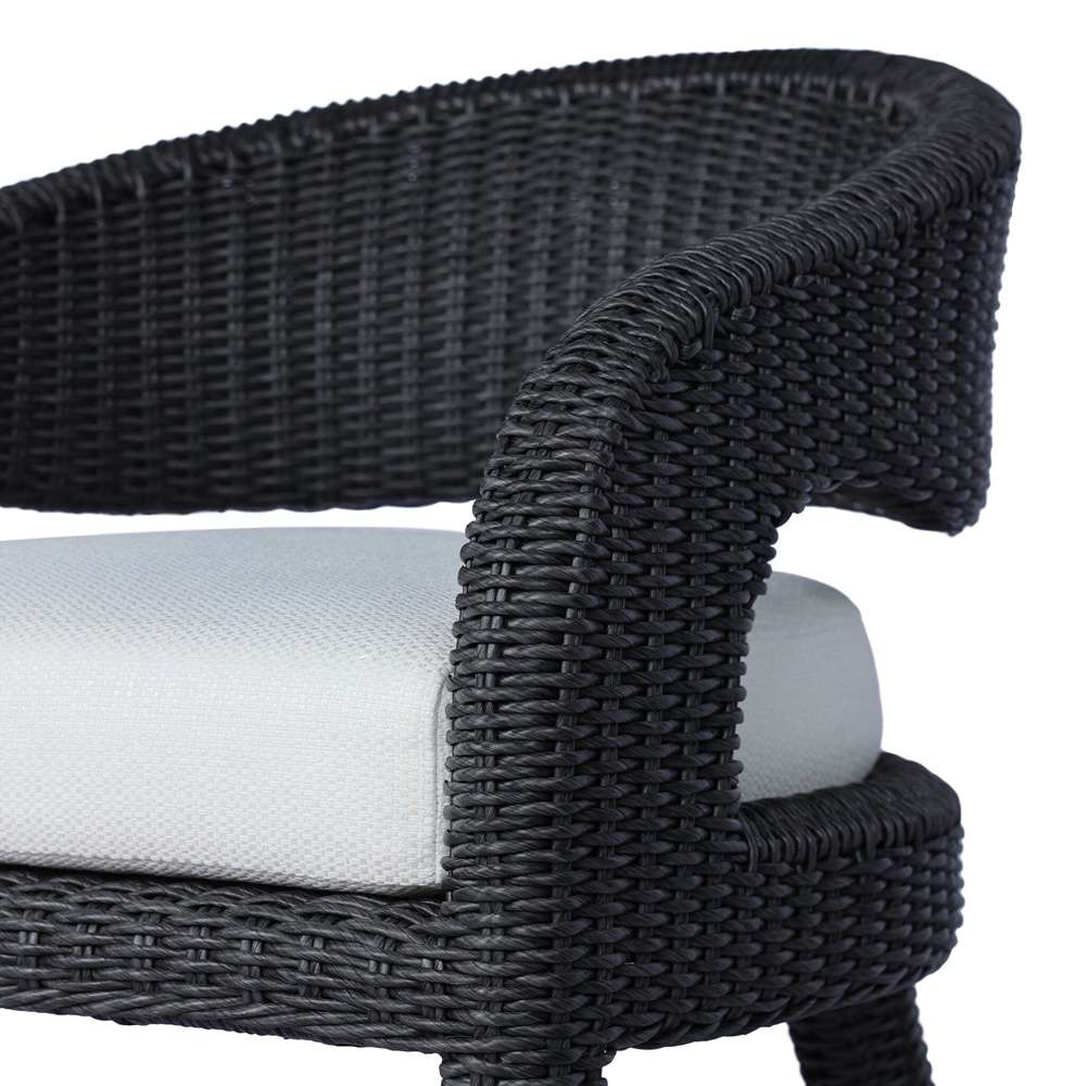Four Hands - Providence - Hawkins Outdoor Dining Chair - Vintage Coal - 237998-006 veiw 9
