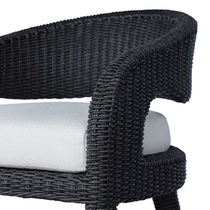 Four Hands - Providence - Hawkins Outdoor Dining Chair - Vintage Coal - 237998-006 veiw 9