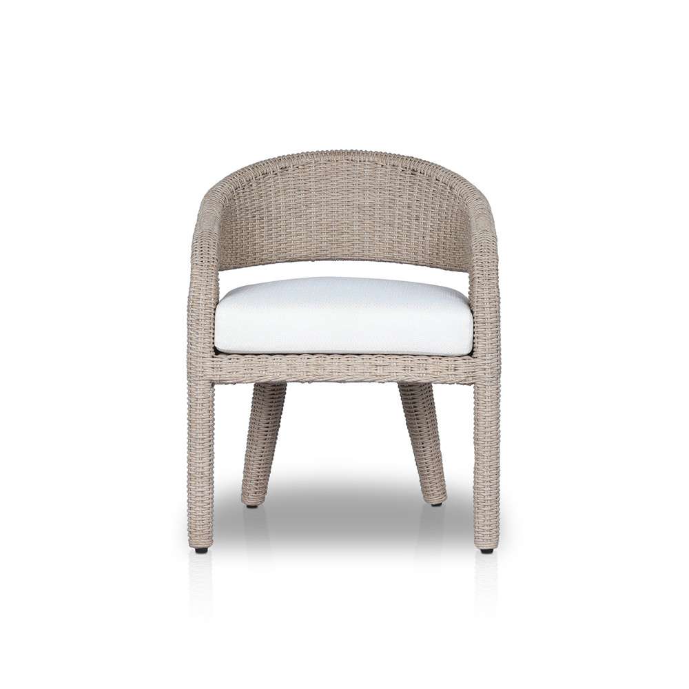 Four Hands - Providence - Hawkins Outdoor Dining Chair - Vintage White - 237998-005 veiw 1
