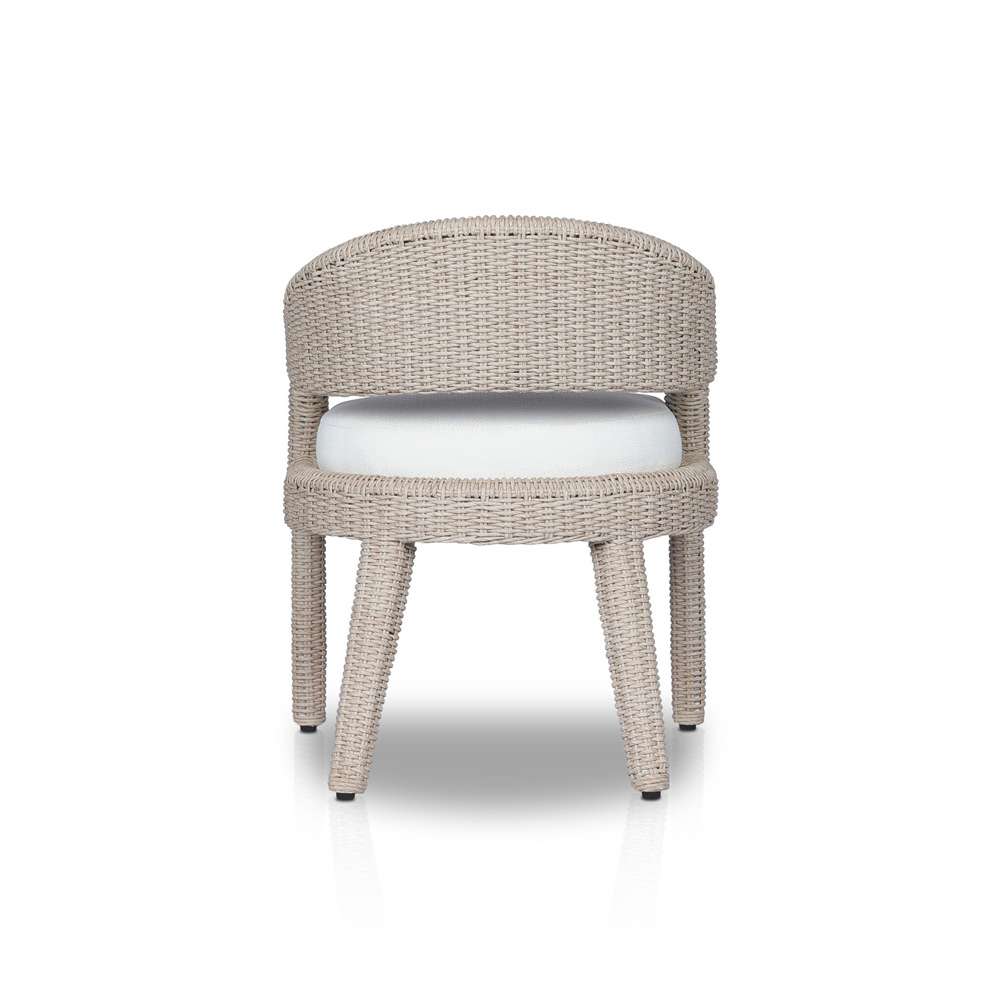 Four Hands - Providence - Hawkins Outdoor Dining Chair - Vintage White - 237998-005 veiw 2