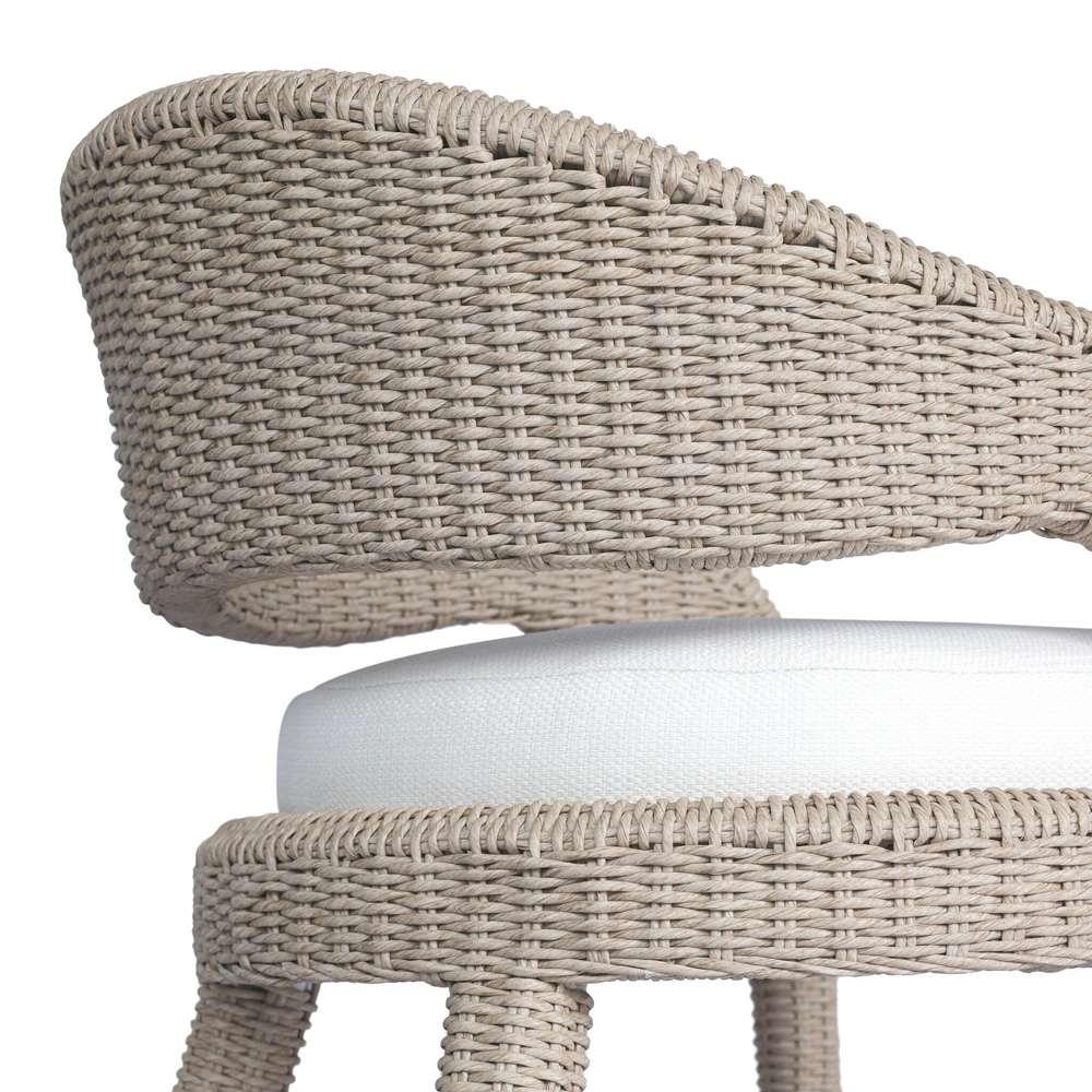 Four Hands - Providence - Hawkins Outdoor Dining Chair - Vintage White - 237998-005 veiw 9