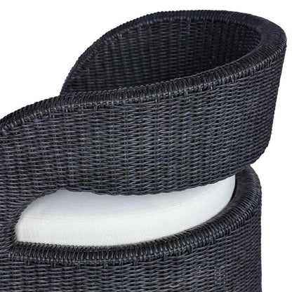 Four Hands - Providence - Hawkins Outdoor Swivel Chair - Vintage Coal - 237630-007 veiw 6