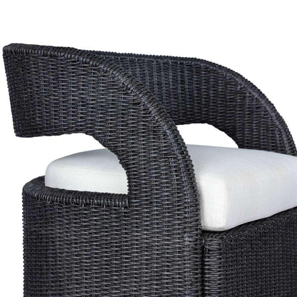 Four Hands - Providence - Hawkins Outdoor Swivel Chair - Vintage Coal - 237630-007 veiw 8