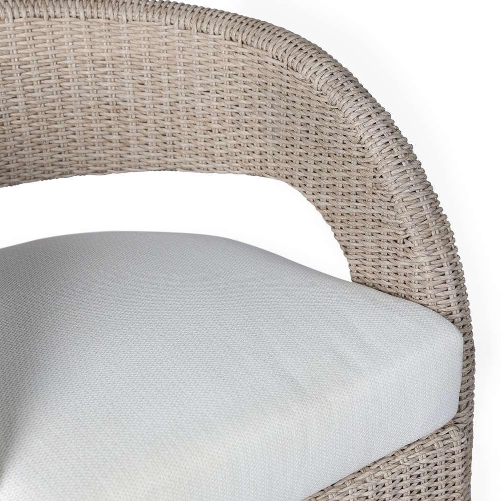 Four Hands - Providence - Hawkins Outdoor Swivel Chair - Vintage White - 237630-006 veiw 8