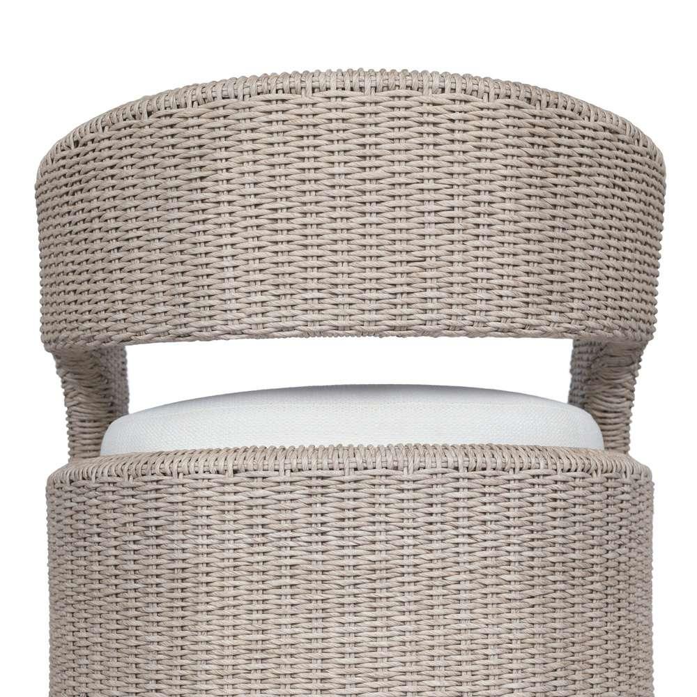 Four Hands - Providence - Hawkins Outdoor Swivel Chair - Vintage White - 237630-006 veiw 9