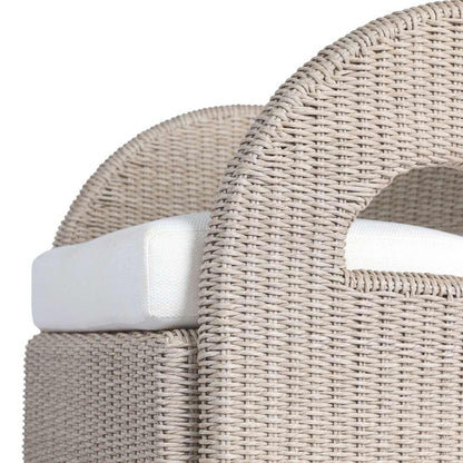 Four Hands - Providence - Hawkins Outdoor Swivel Chair - Vintage White - 237630-006 veiw 11