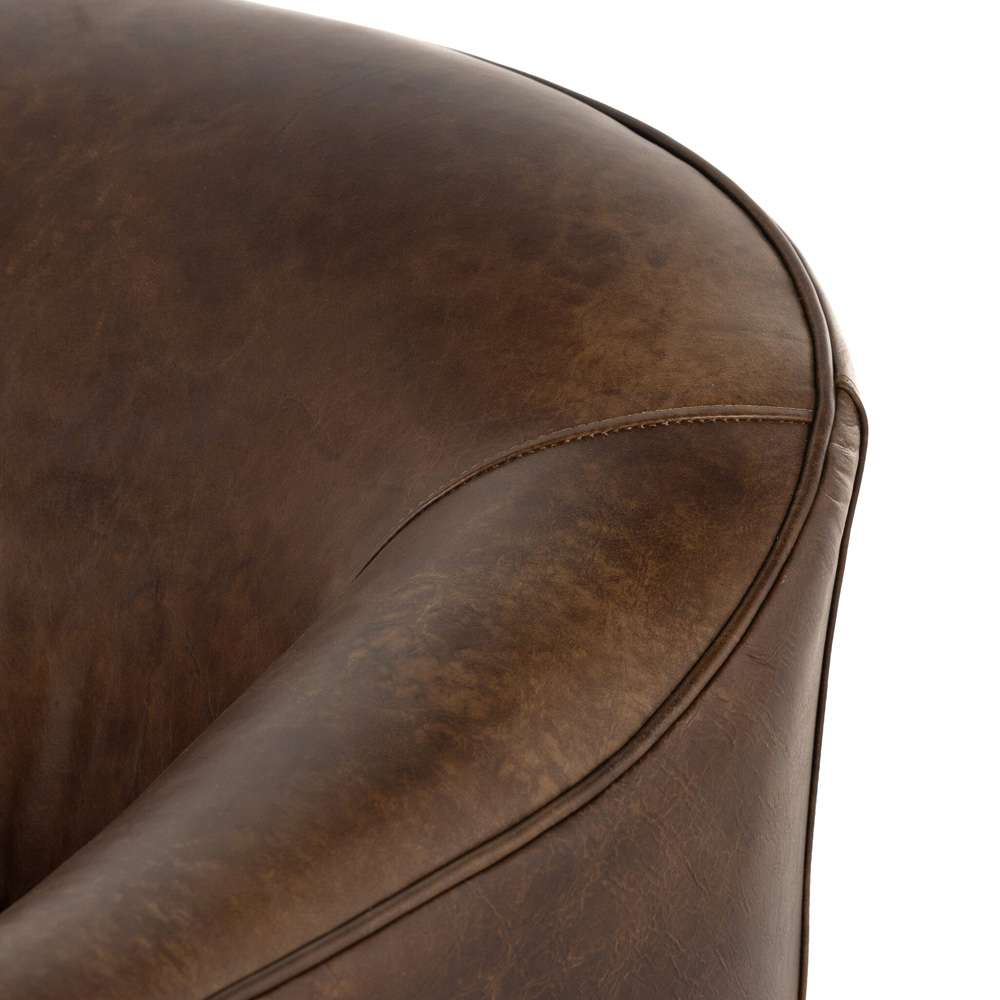 Four Hands - Quinton Swivel Chair - Arvada Cigar - 234930-004 veiw 11